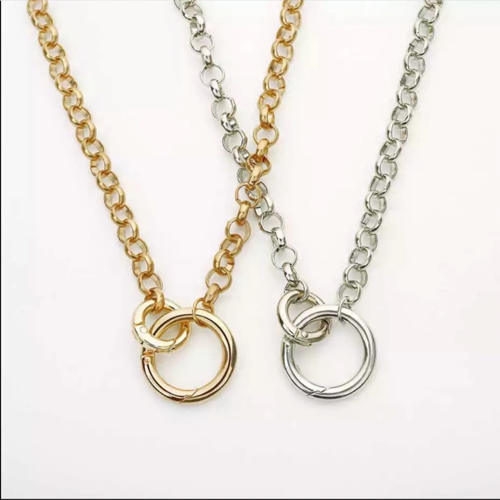 NEW 18K GOLD CHOKER NECKLACE - Picture 4 of 5